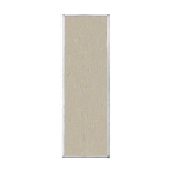 Versare Hush Panel Configurable Cubicle Partition 2' x 6' Sand Fabric 1852218 - main